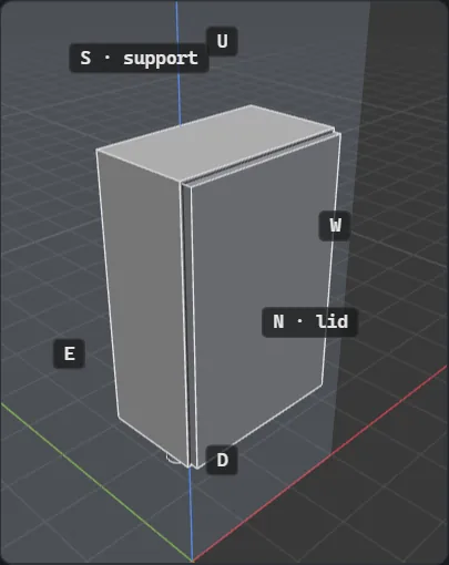 Junction box 3D preview
