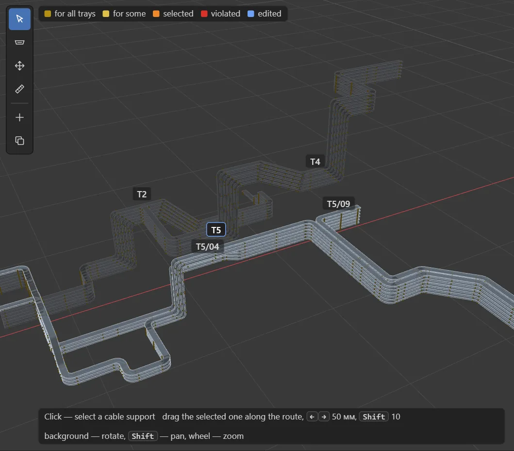 3D review of one route